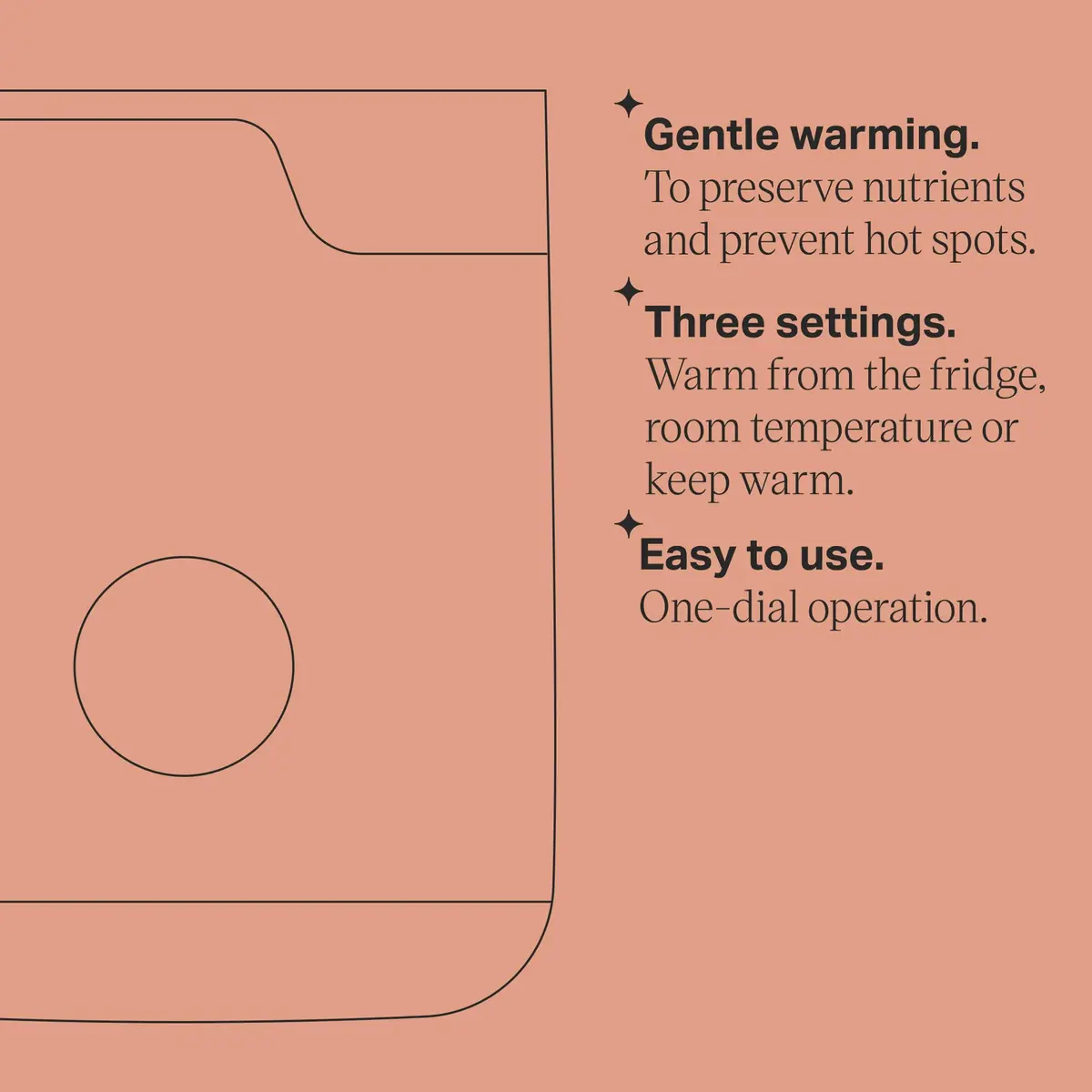 Tommee Tippee Easiwarm Bottle Warmer, Automatic Timer, One-Dial | Fast, Safe & BPA-Free Baby Bottle Heating - view 5