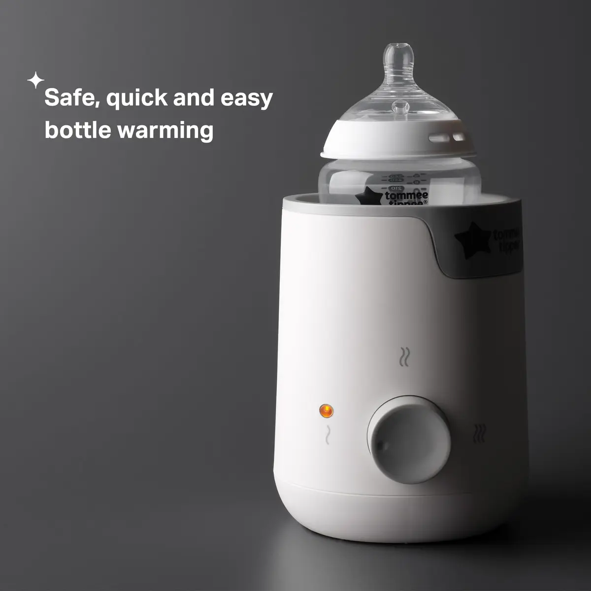 Tommee Tippee Easiwarm Bottle Warmer, Automatic Timer, One-Dial | Fast, Safe & BPA-Free Baby Bottle Heating - view 4