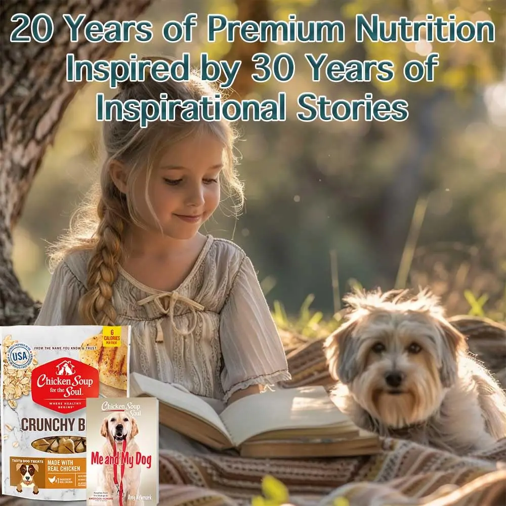 Chicken Soup for the Soul Pet Food Crunchy Bites Dog Treats, Chicken, 12 Ounce Bag | Soy, Corn & Wheat Free - view 5