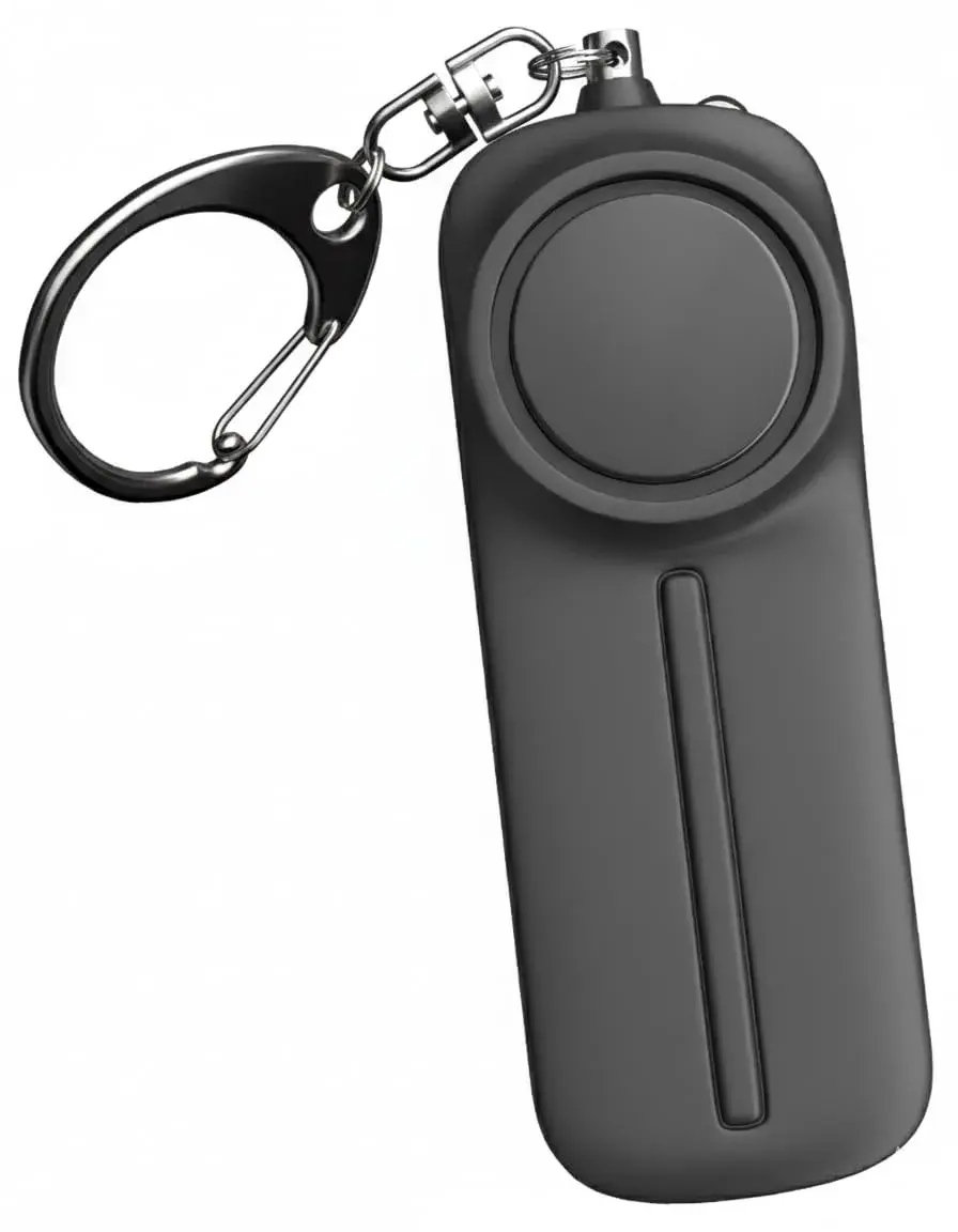 WETEN Personal Safety Alarm Keychain for Women - 130dB Loud Siren & LED Light | Black - view 8