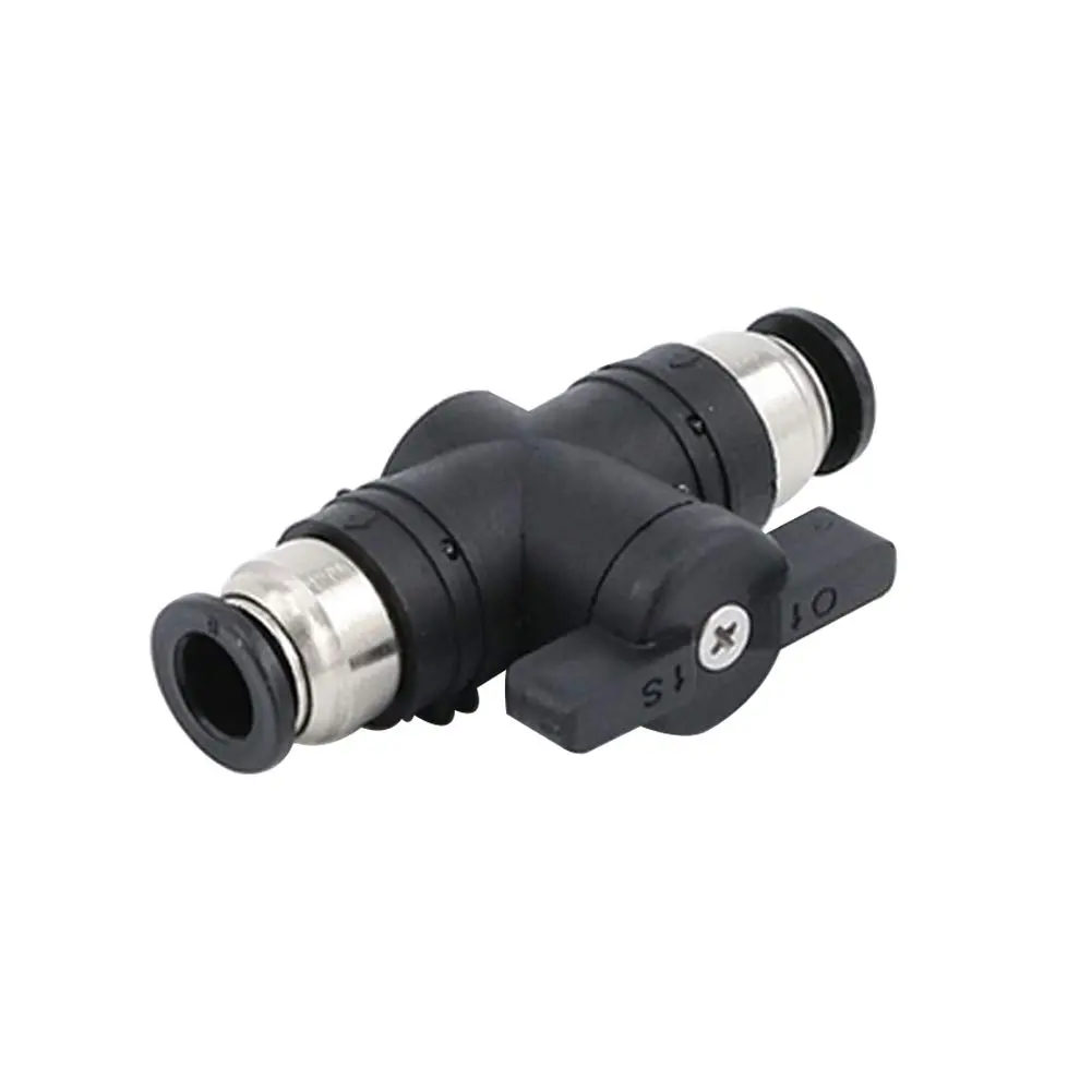beduan Pneumatic Ball Valve 1/4" x 1/4" OD Push to Connect Fitting Quick Connect Union | Air Flow Control Valve - view 4