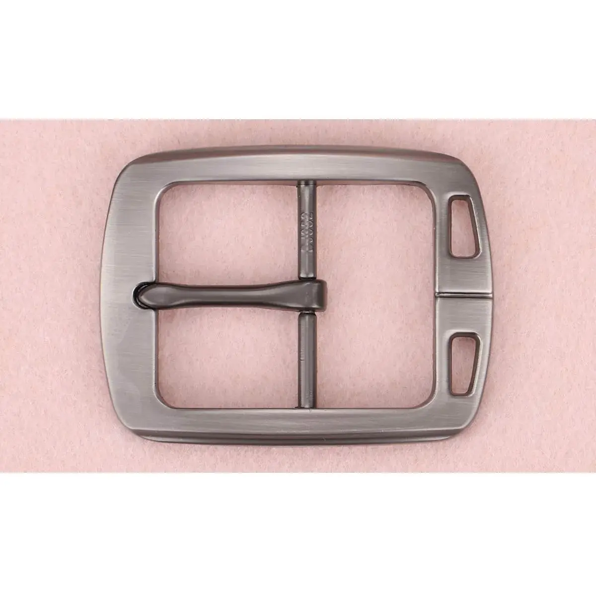 McFanBe Single Prong Square Belt Buckle | 3.8 cm (1.5 inch) Grey Alloy Replacement Buckle - view 5