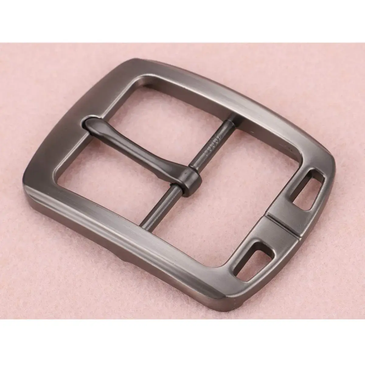 McFanBe Single Prong Square Belt Buckle | 3.8 cm (1.5 inch) Grey Alloy Replacement Buckle - view 3
