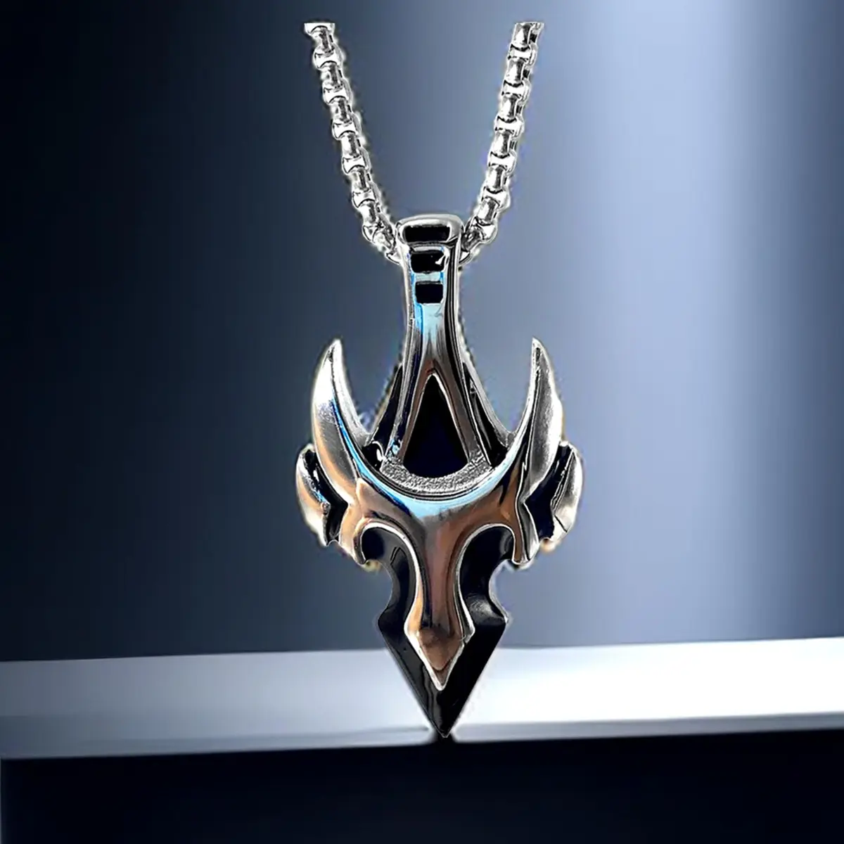 Leprato Viking Talisman Necklace for Men Norse Mjolnir Wolf Compass Valknut Amulet Pendant 24 inch - view 4