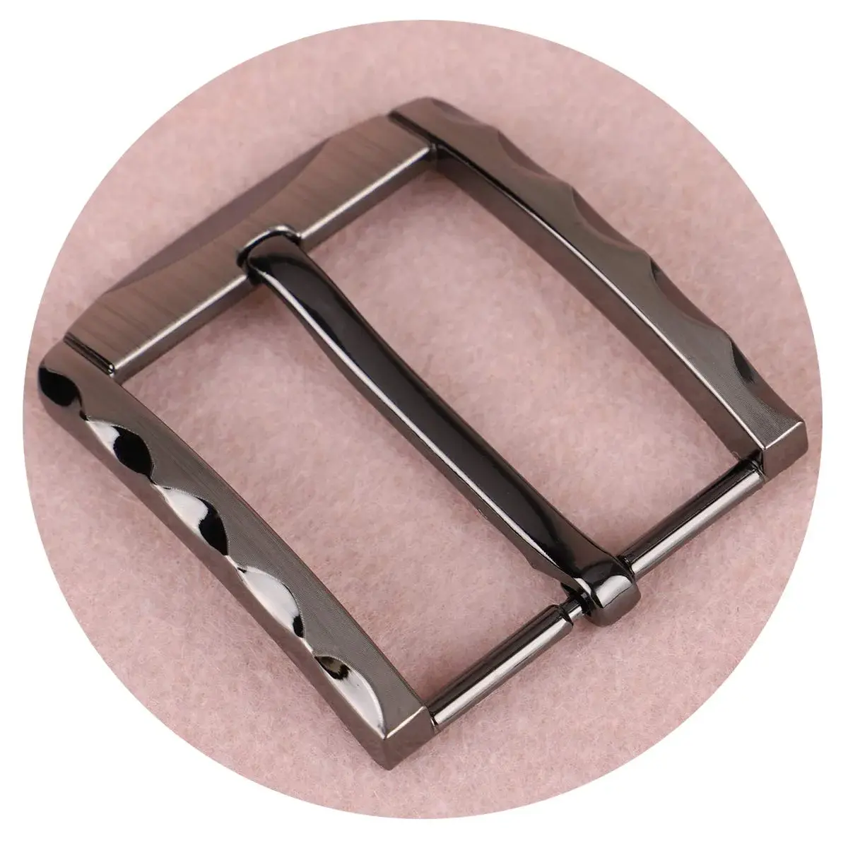 McFanBe Single Prong Square Belt Buckle 38mm (1.5 Inches) | Durable Alloy Replacement for Men & Women - view 3