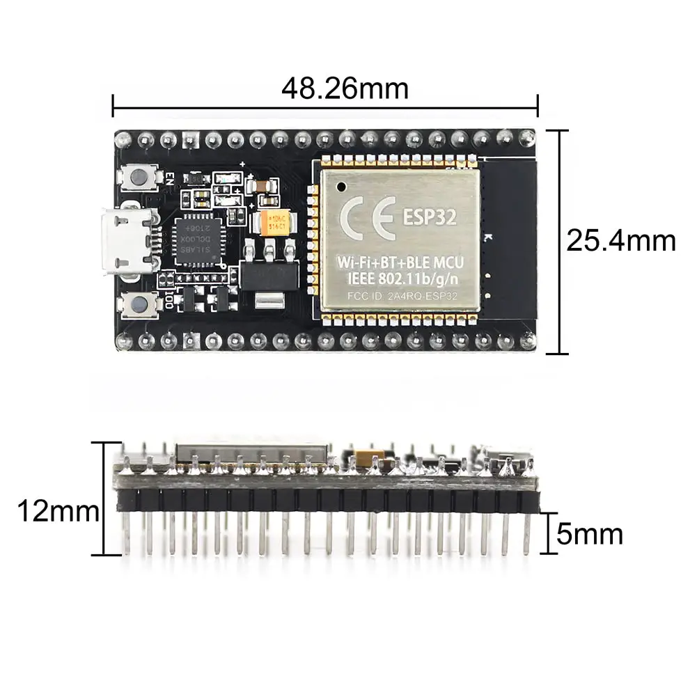 KeeYees ESP32S ESP32 Development Board 38PIN Dual Core WiFi + Bluetooth | 2PCS, 512MB SRAM, Arduino Compatible - view 6