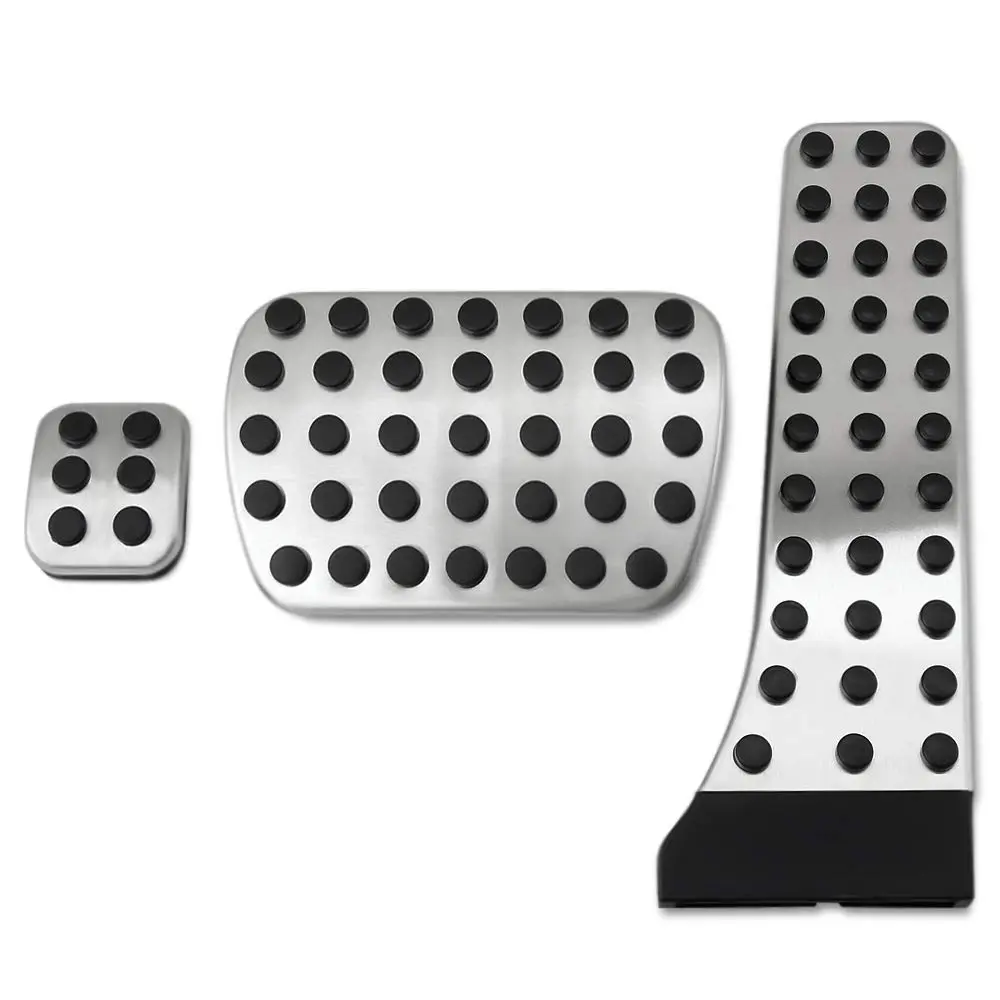RaxTDM Sport Gas and Brake Pedal Cover Set for Mercedes-Benz W205 W212 W213 W222 X253 W218 | No Drill Steel Accelerator Accessories - main product image