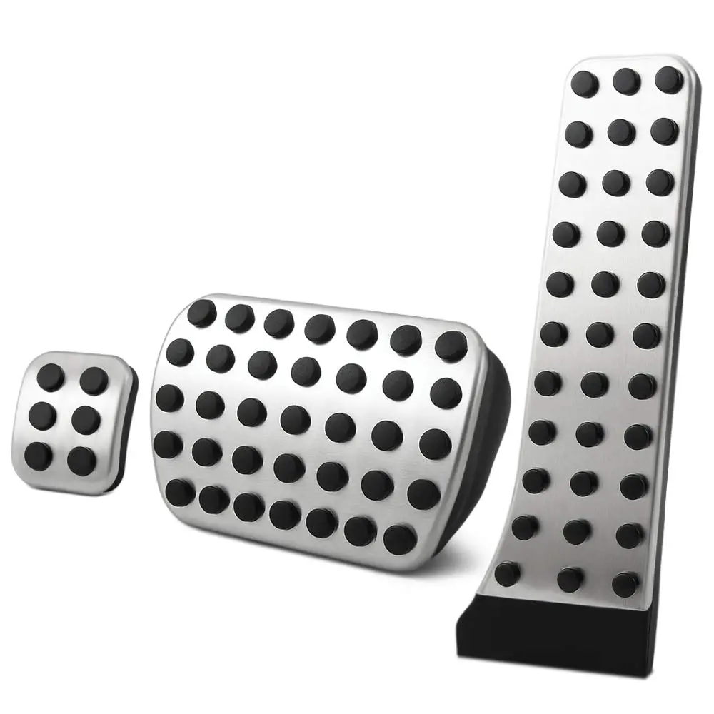 RaxTDM Sport Gas and Brake Pedal Cover Set for Mercedes-Benz W205 W212 W213 W222 X253 W218 | No Drill Steel Accelerator Accessories - view 2
