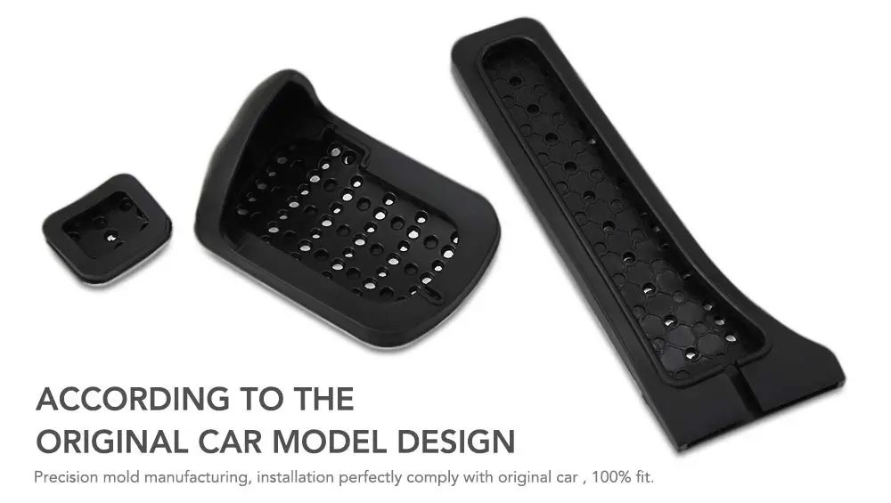 RaxTDM Sport Gas and Brake Pedal Cover Set for Mercedes-Benz W205 W212 W213 W222 X253 W218 | No Drill Steel Accelerator Accessories - view 3