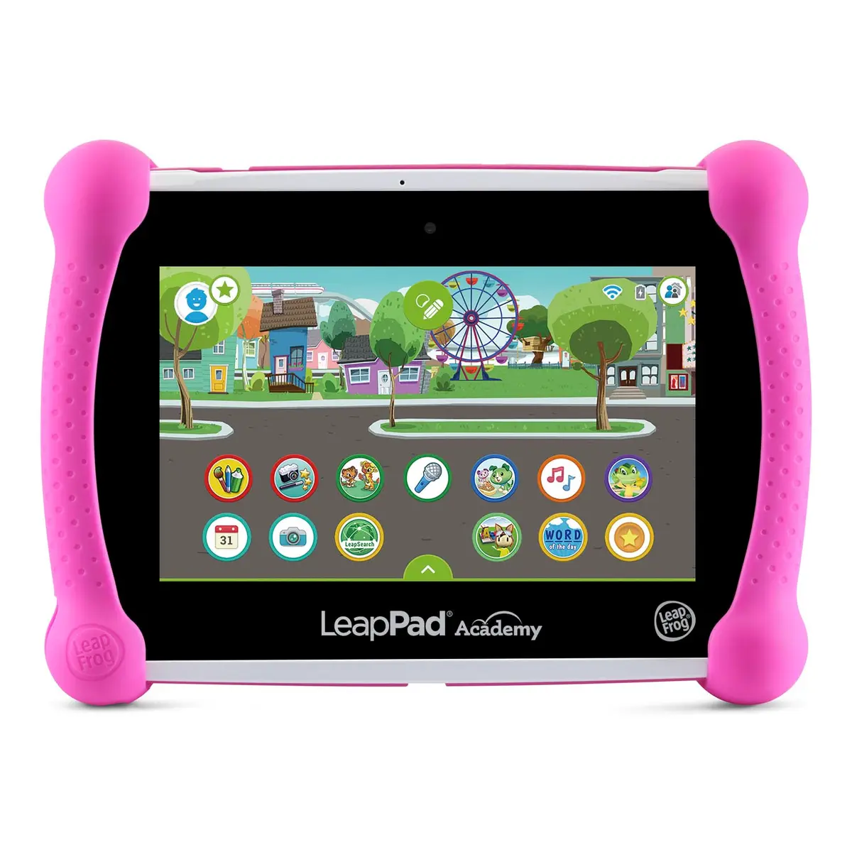 LeapFrog LeapPad Academy Kids’ Learning Tablet, Pink 21.59 cm (7") | Developed with Educators - main product image