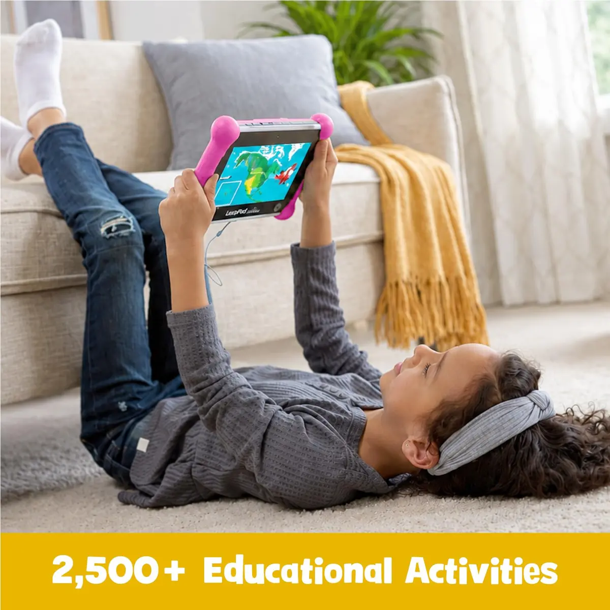 LeapFrog LeapPad Academy Kids’ Learning Tablet, Pink 21.59 cm (7") | Developed with Educators - view 5