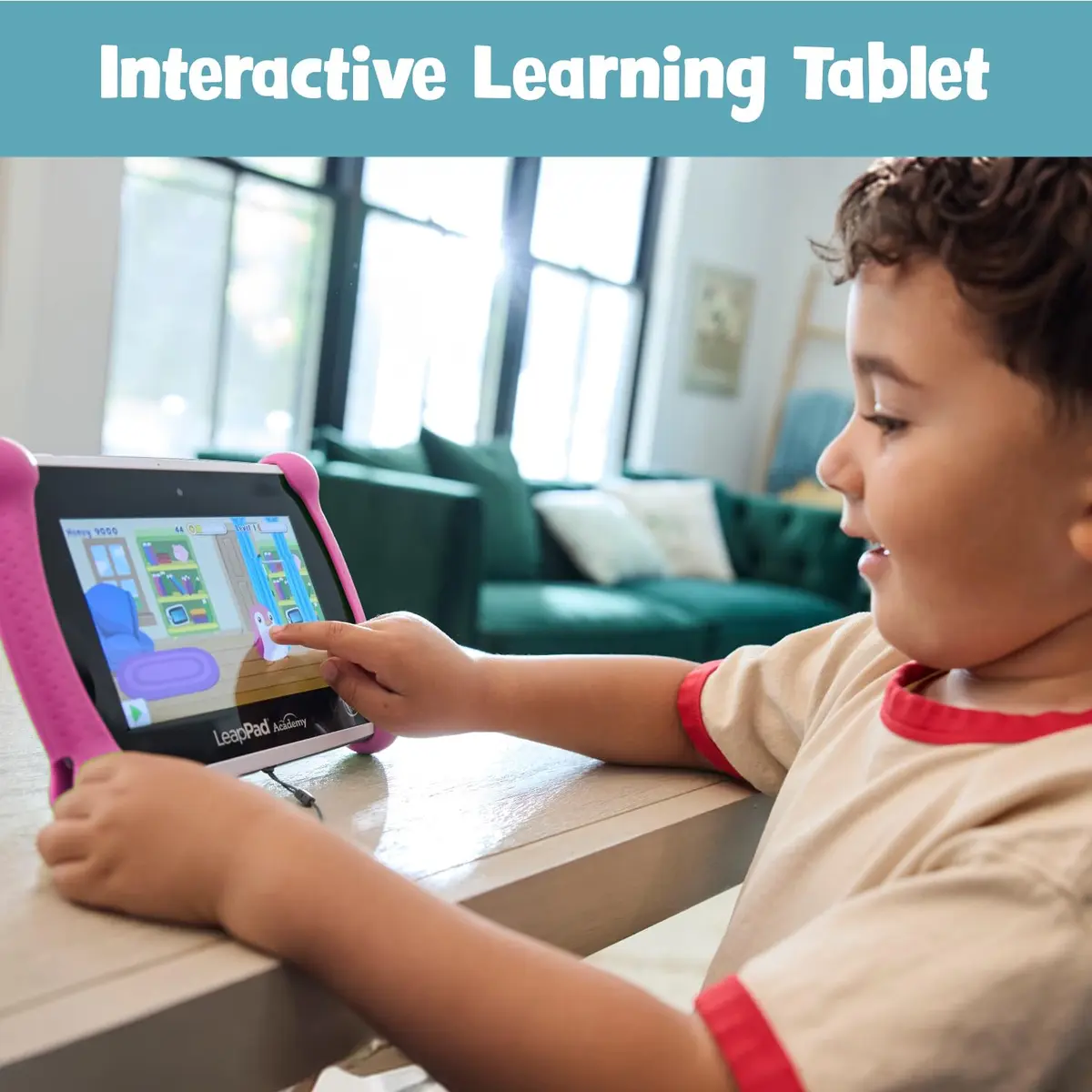 LeapFrog LeapPad Academy Kids’ Learning Tablet, Pink 21.59 cm (7") | Developed with Educators - view 2
