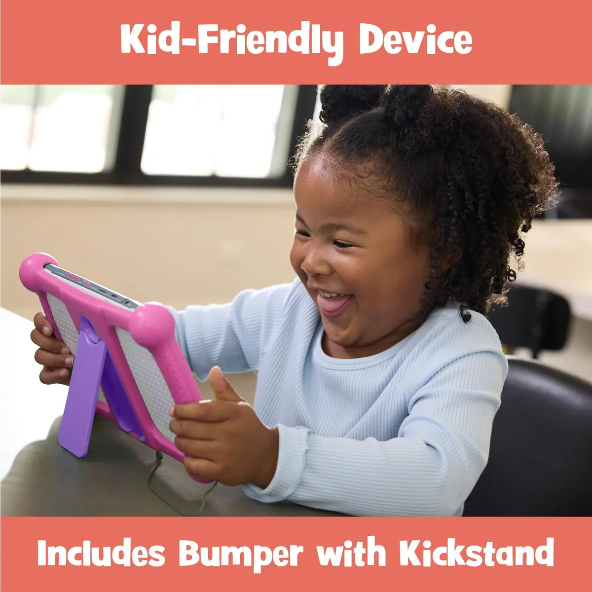 LeapFrog LeapPad Academy Kids’ Learning Tablet, Pink 21.59 cm (7") | Developed with Educators - view 3