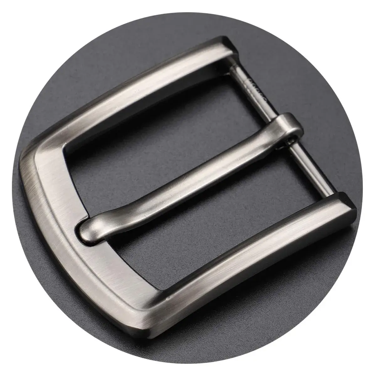 McFanBe 1.5" (38 mm) Belt Buckle | Solid Alloy Single Prong Square Replacement Buckle for Men & Women (Grey08) - view 6