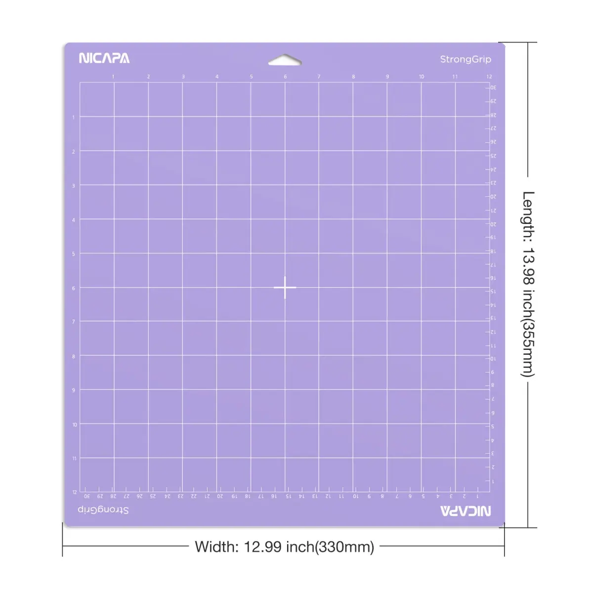 NICAPA Strong Grip Cutting Mat 12x12 inch, 3 Mats | Purple, Strong Adhesive for Heavy Materials - view 5