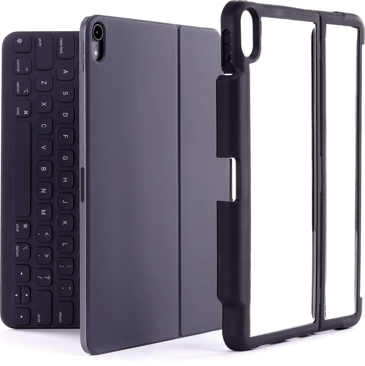STM Dux Shell for iPad Pro 12.9 (3rd Gen) Supports Apple Keyboard Folio - Black | Military Drop-Test Certified - view 7