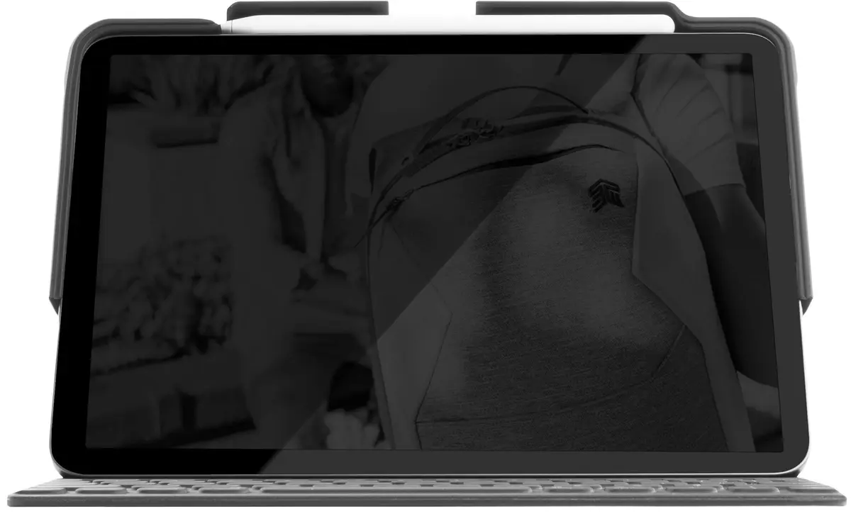 STM Dux Shell for iPad Pro 12.9 (3rd Gen) Supports Apple Keyboard Folio - Black | Military Drop-Test Certified - view 2