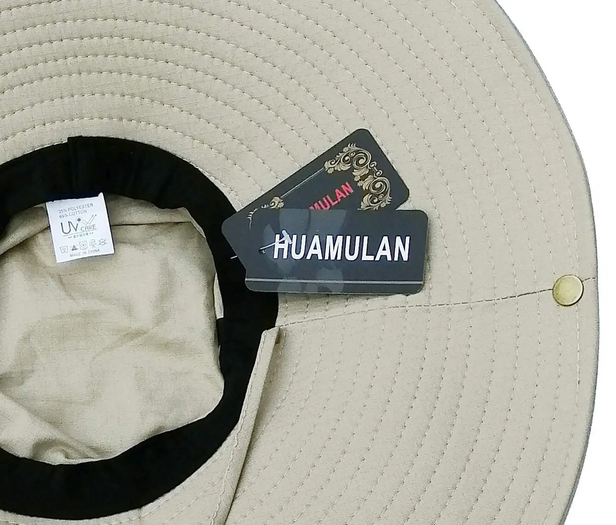 HUAMULAN Men 6" Wide Brim Sun Hat Summer Outdoor Women Bucket Fishing Hat | Large Shade & Foldable Design - view 7