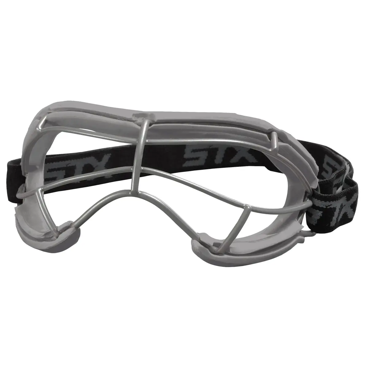 STX 4Sight+ S Adult Lacrosse Goggles - Grey | SEI Certified ASTM F3077-177 - main product image