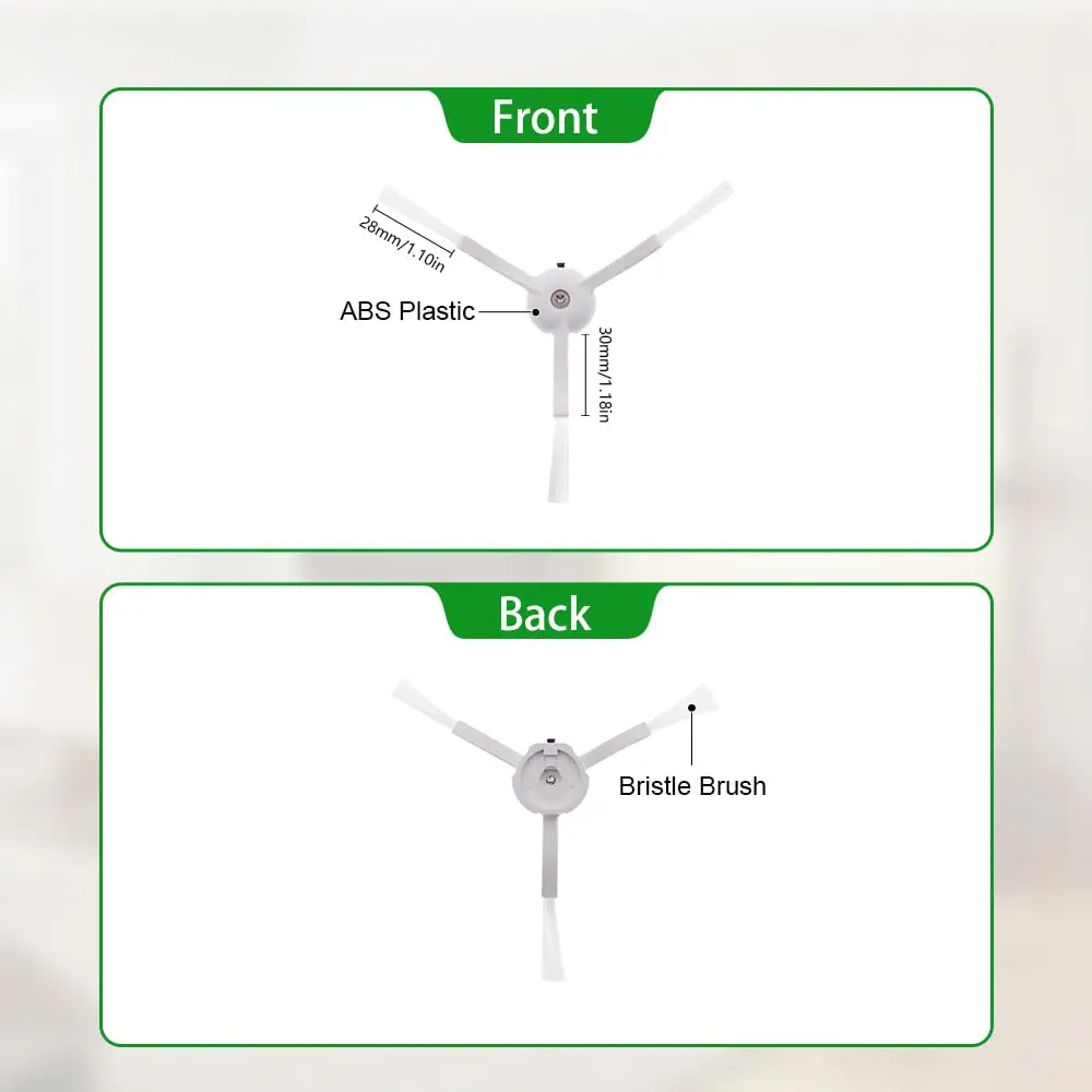 Neutop Replacement Kit Compatible with Roborock S6 S5 S4 E35 E25 E20 | 2 Main Brushes & HEPA Filters for Xiaomi Vacuum - view 7