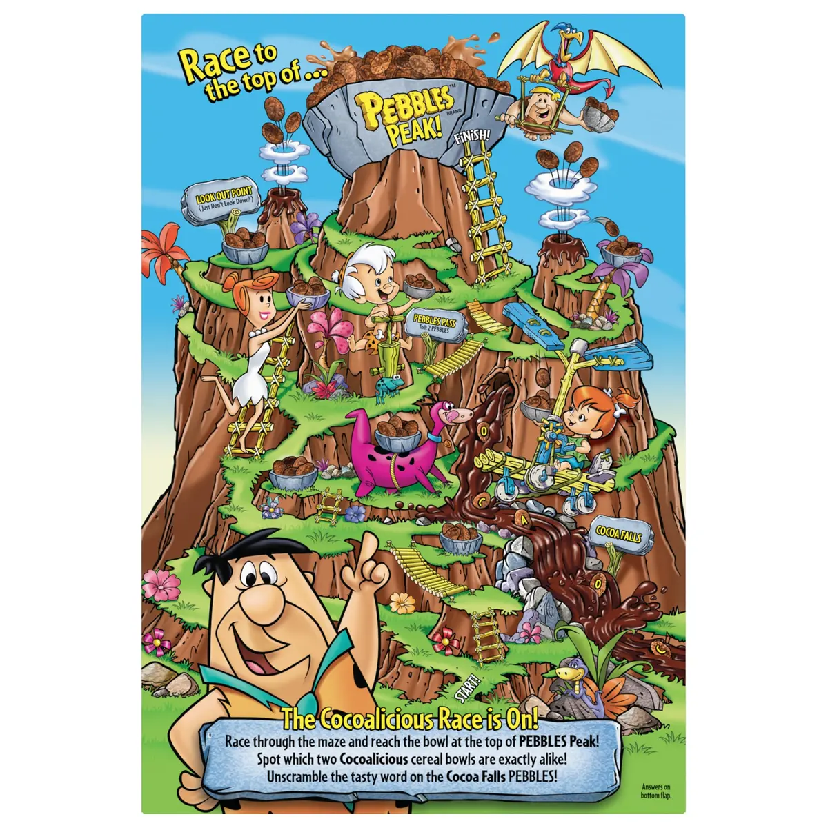 Pebbles Cocoa Chocolate Breakfast Cereal Gluten Free 23 oz (652 g) | Rich Chocolate Flavor & Crispy Rice Crunch - view 9