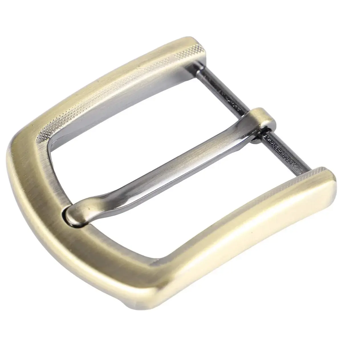 McFanBe 1.5 Inches (38 mm) Belt Buckle Single Prong Square Replacement Buckle for Men & Women | Alloy Metal, Bronze Finish - main product image