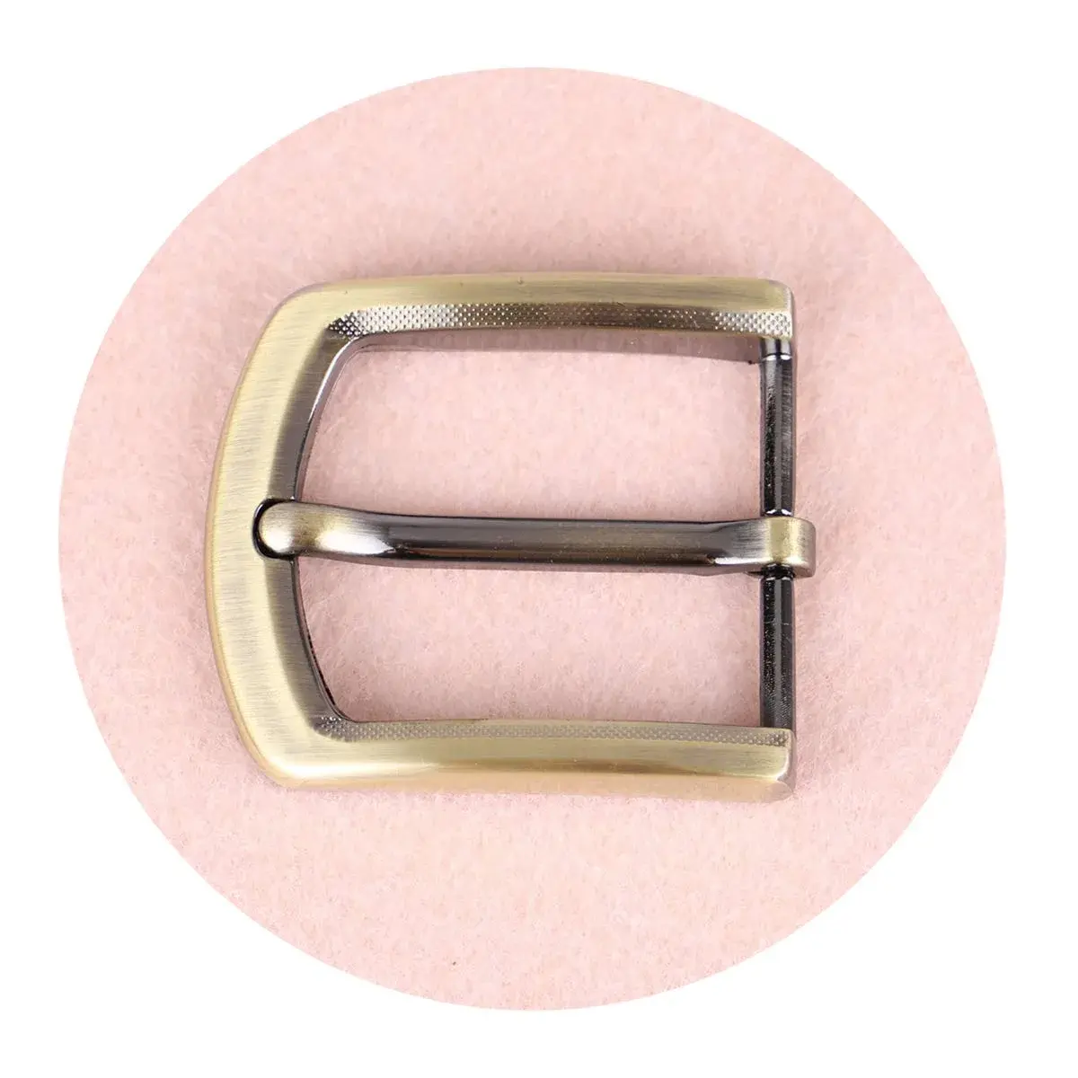 McFanBe 1.5 Inches (38 mm) Belt Buckle Single Prong Square Replacement Buckle for Men & Women | Alloy Metal, Bronze Finish - view 3