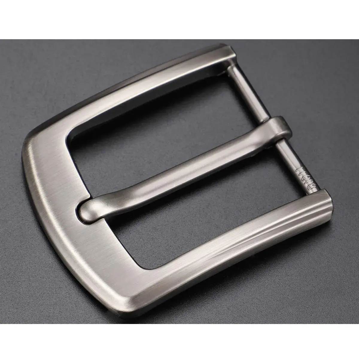 McFanBe Single Prong Belt Buckle for Men & Women, 1.5 Inches (38-40 mm) | Grey Alloy Replacement Buckle - view 6