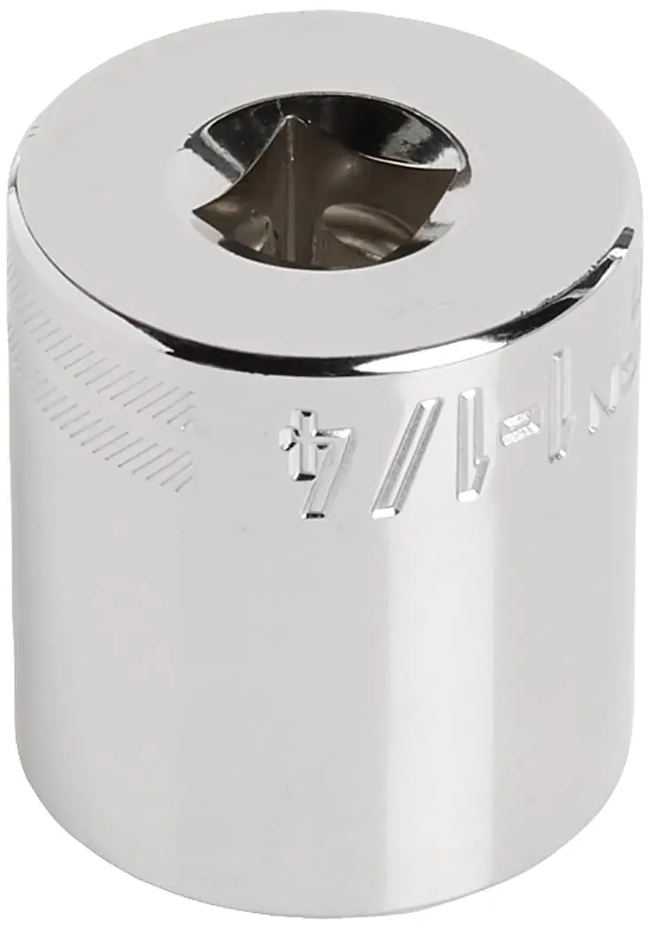 CRAFTSMAN Shallow Socket, SAE, 1/2-Inch Drive, 1-1/4-Inch | Rust-Resistant Chrome Finish - view 3