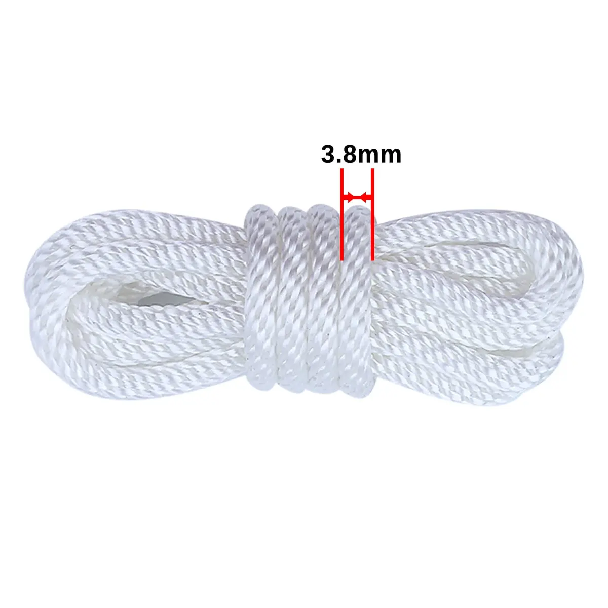 Adefol Recoil Starter Rope Pull Cord for Honda GX100 GX120 GX160 GX200 Engines | 4.8M Total Length - view 5