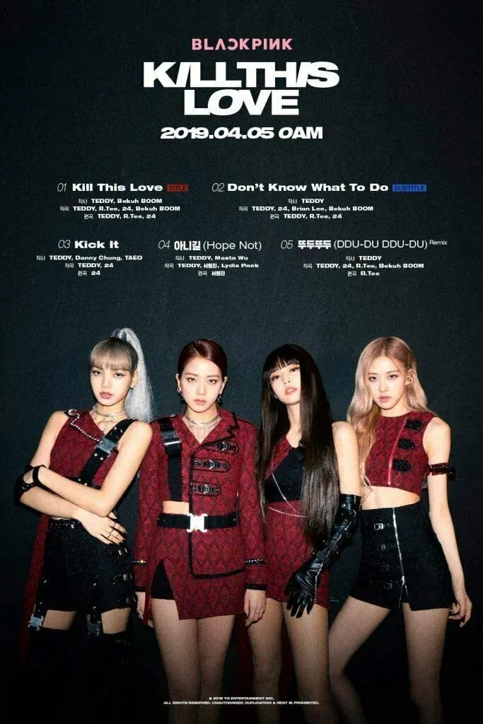 VIYOUTH Blackpink Kill This Love 2nd Mini Album Black Ver. CD + Poster + PhotoBook | K-POP Sealed - view 2