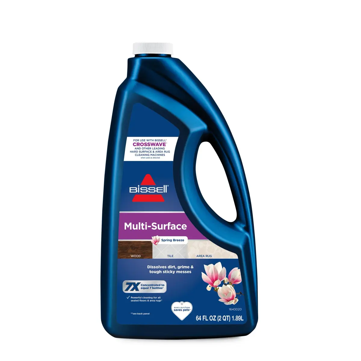 Bissell Multi-Surface Super Concentrate Solution Pouches 14-Count | Eco-Friendly Formula for Hard Floors & Rugs — 64oz - main product image