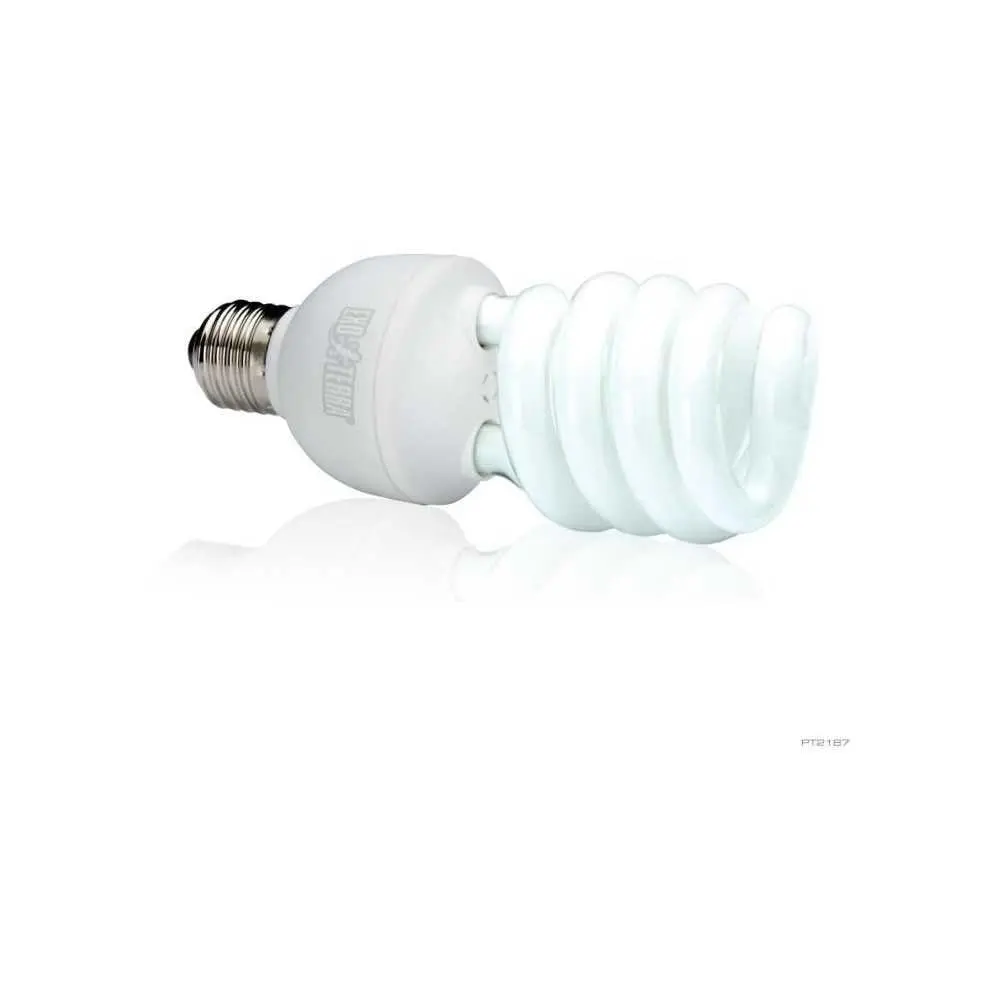 Exo Terra Repti-Glo 5.0 Compact Fluorescent Tropical Reptile Terrarium Lamp 26W (7.8" H x 2.6" W) | Stimulates Appetite & Activity - view 3