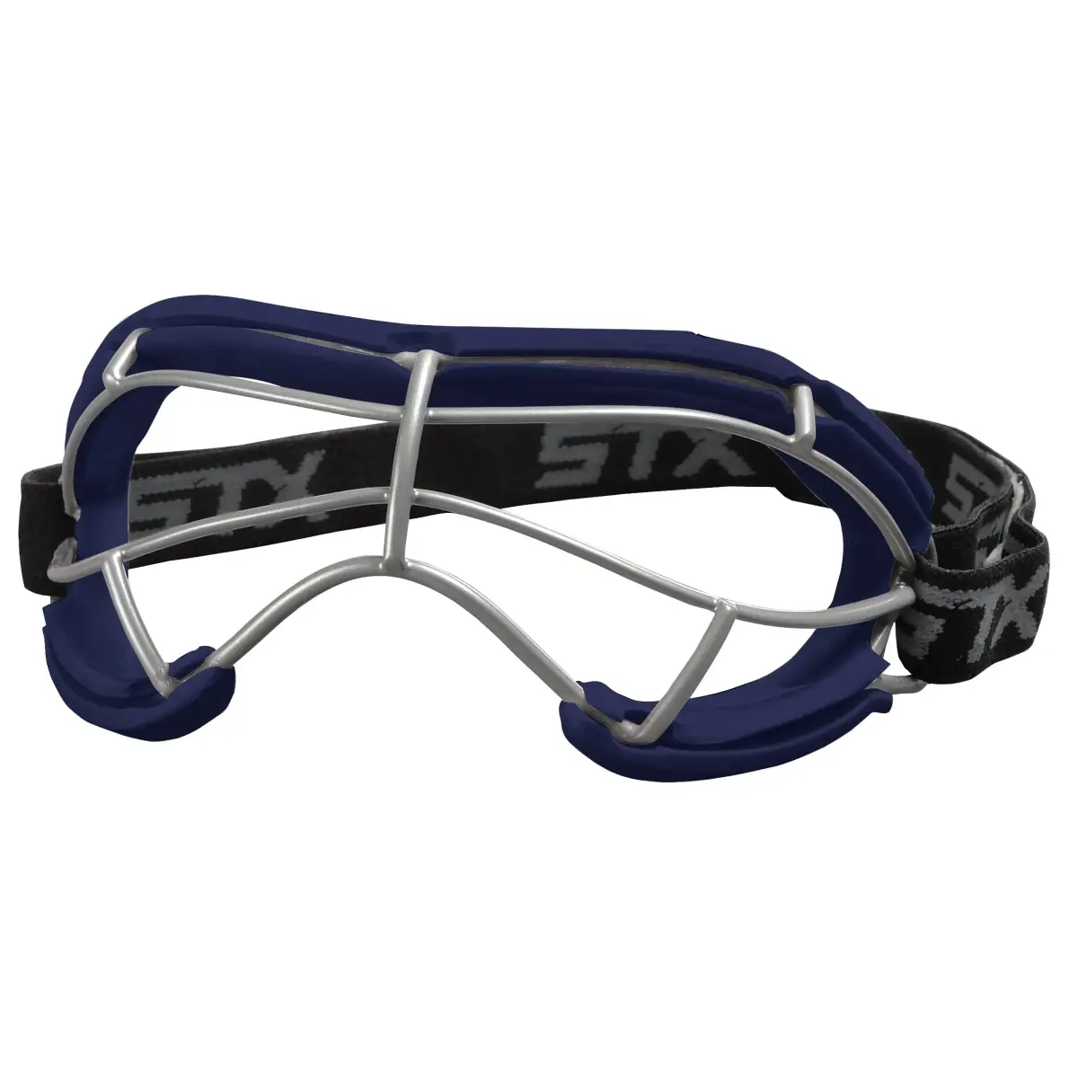 STX 4Sight+ S Adult Lacrosse Goggles Navy | SEI Certified ASTM F3077-177 - main product image