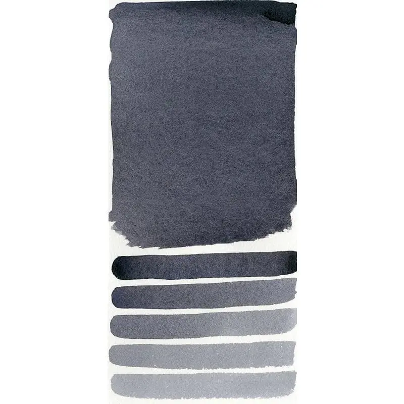 DANIEL SMITH Watercolor Alvaro's Fresco Grey 15ml (0.5 oz) | Semi-Transparent, Granulating, Low Staining - view 2