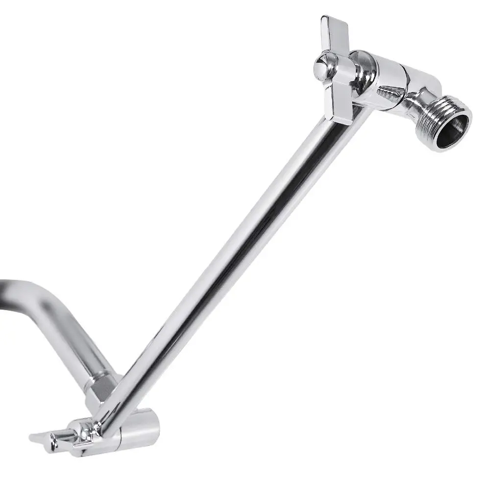 NearMoon Adjustable Shower Arm Extension 27.94 cm (11 Inch) Chrome Finish | Upgrade Shower Experience - main product image
