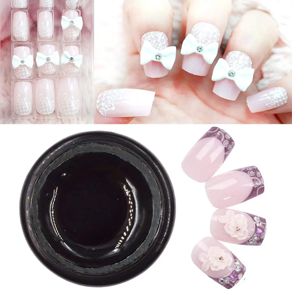 YESLADY Super Sticky Rhinestone UV Gel Adhesive Builder 8ml (0.27 Fl Oz) | Strong Hold for Nail Art & Jewelry - view 2