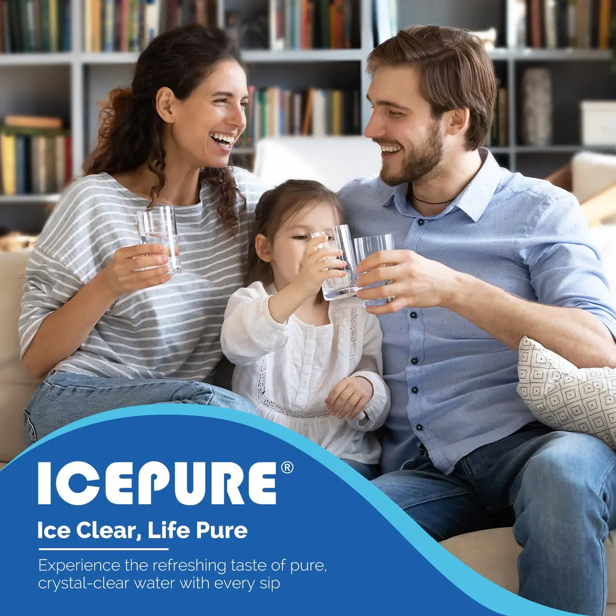 ICEPURE LT1000P Refrigerator Water Filter & LT120F Air Filter Combo | 200 Gallons (6 Months) Filtration - view 9