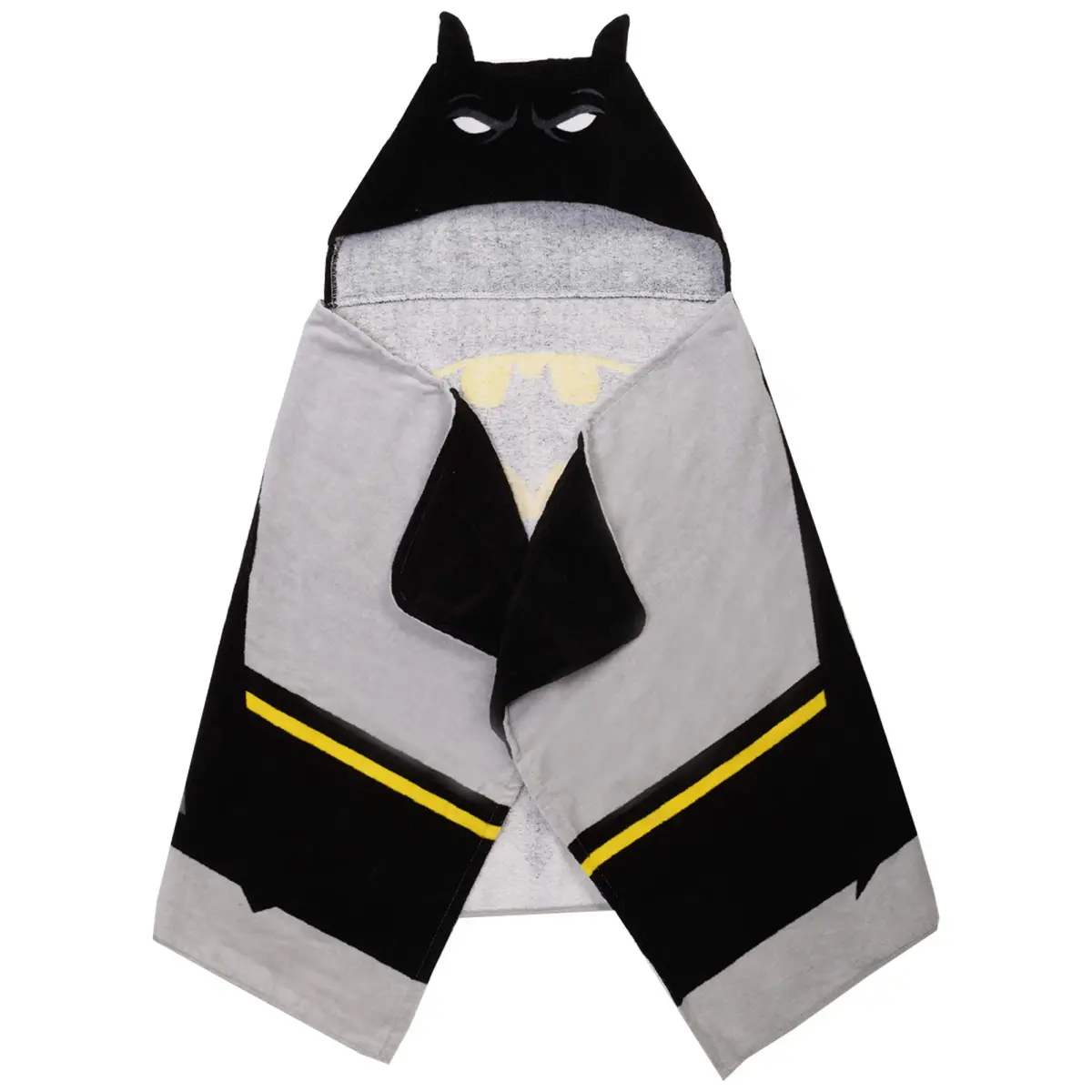 Franco Batman Hooded Towel Wrap 64cm x 127cm (25" x 50") | Super Soft Cotton Terry for Bath, Pool, Beach - view 5
