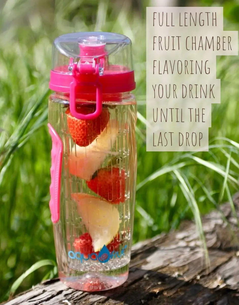 Aquafrut Bottle 32 OZ Fruit Infuser Water Bottle | BPA-Free Tritan, Leakproof & Stylish for Healthy Hydration - view 6