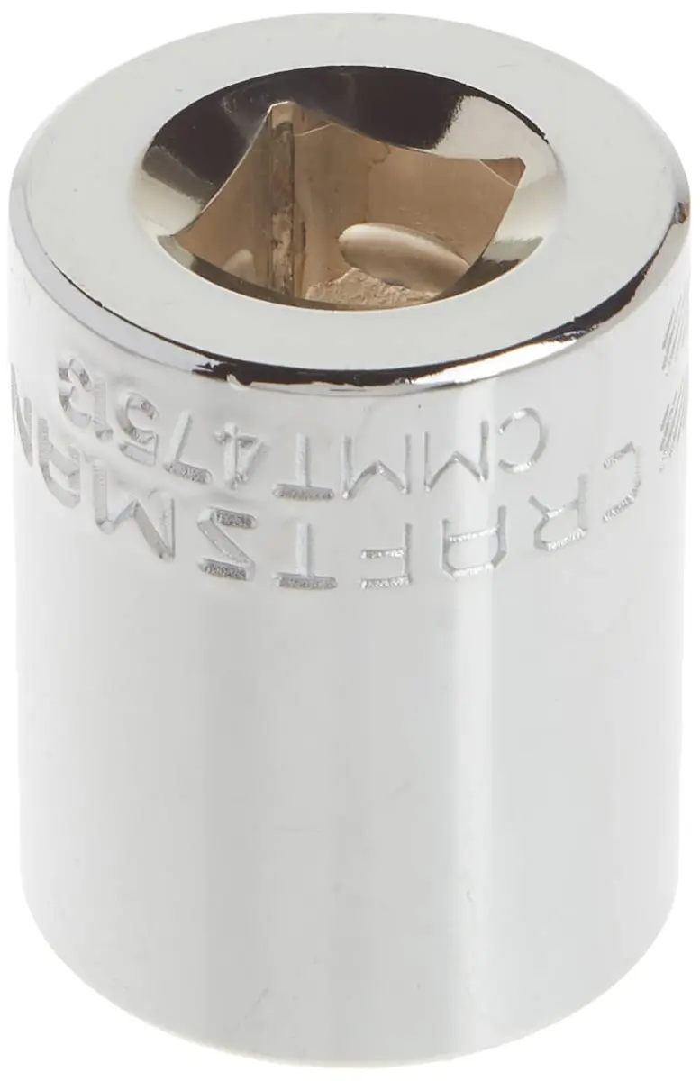 CRAFTSMAN Shallow Socket, SAE, 1/2-Inch Drive, 15/16-Inch, 12-Point | Rust-Resistant, Large Markings - view 3