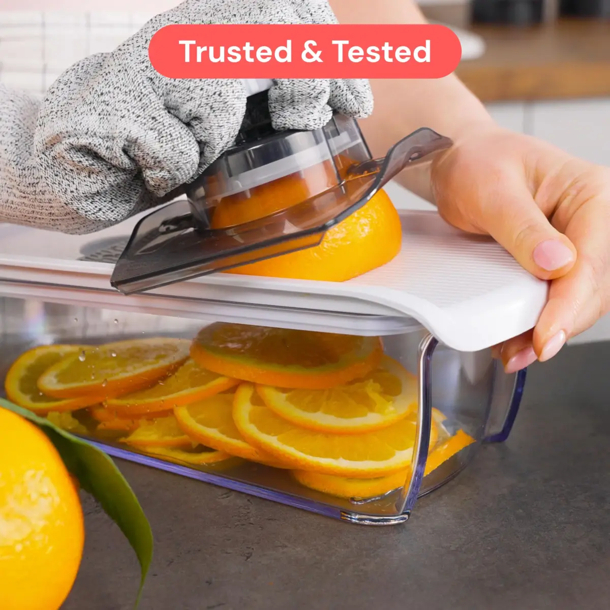 Fullstar 6-in-1 Mandoline Slicer & Grater Set (White) | 6 Interchangeable Blades for Slicing, Grating, Spiralizing - view 9