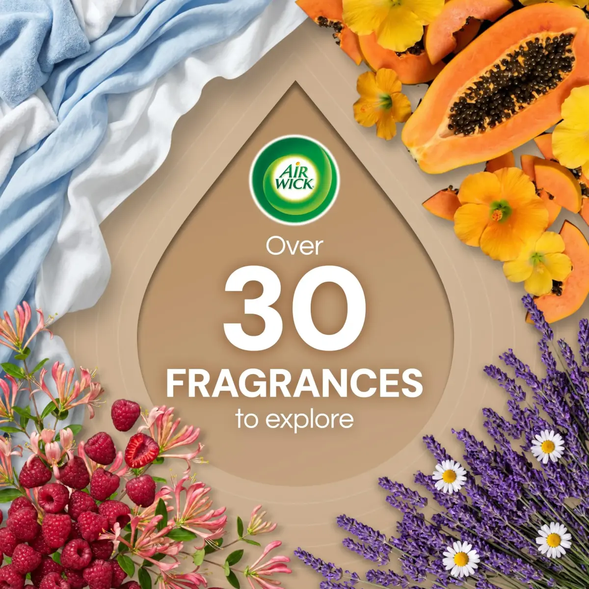 Air Wick Plug In Refills Fresh Linen Scented Oil 10 Count | Infused with Essential Oils for Continuous Fragrance - view 9