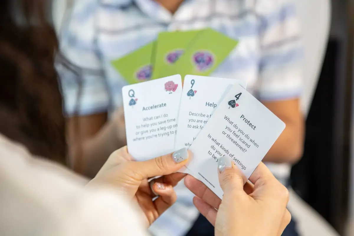 Mind Brain Emotion 52 Essential Emotional Intelligence Training Card Game | 3"x4" Tin Case - view 7
