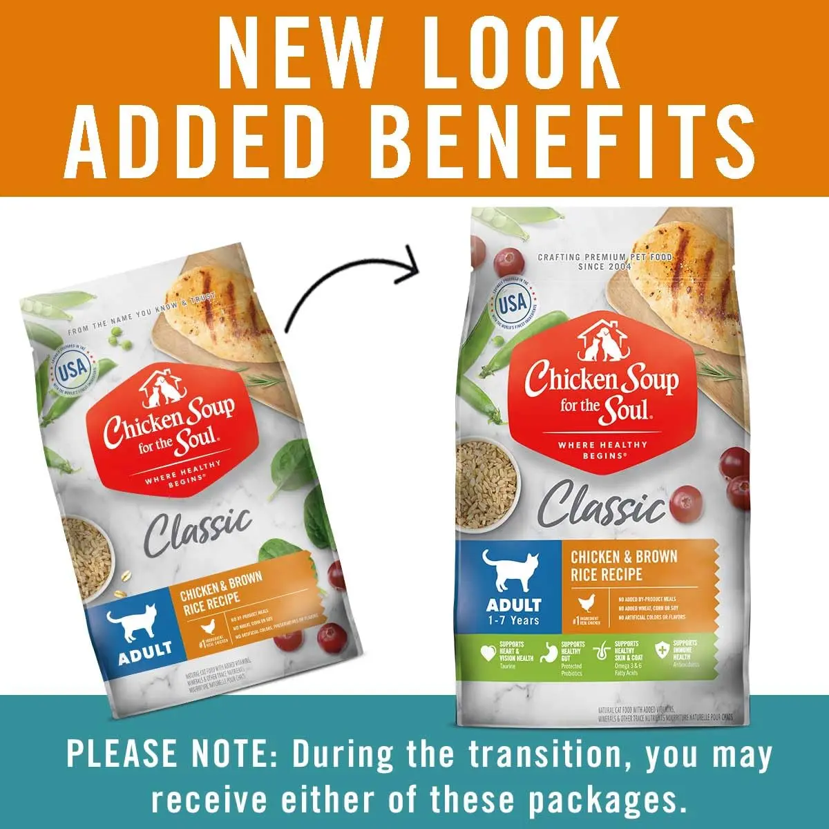 Chicken Soup for the Soul All Natural Premium Adult Dry Cat Food 12lb | Supports Heart, Gut & Immune Health - view 2