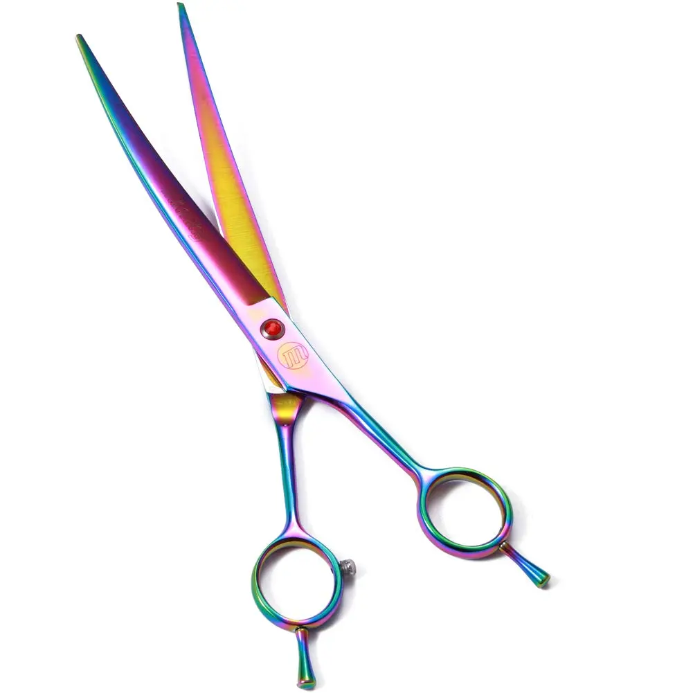Moontay 8" Professional Dog Grooming Scissors Set of 5 with Pet Comb & Bag | Sharp, Ergonomic & Hand Forged - view 2