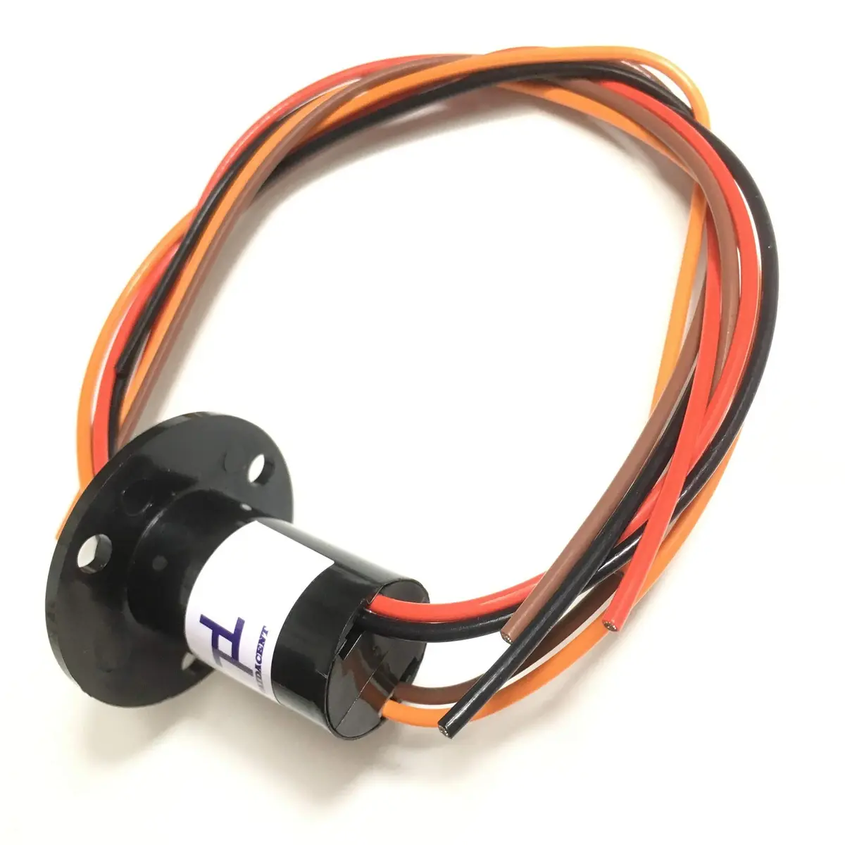 Taidacent Rotary Slip Ring 4 Wires 15A Gold Contact | Long-Lasting Electrical Collector - view 2