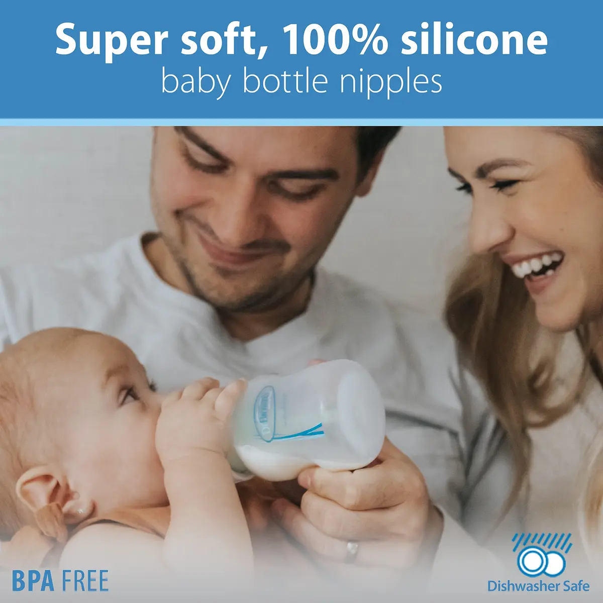 Dr. Brown's Wide-Neck Y-Cut Nipple, 9m+, 2-Pack | Silicone, Anti-Colic, Thick Liquids - view 7