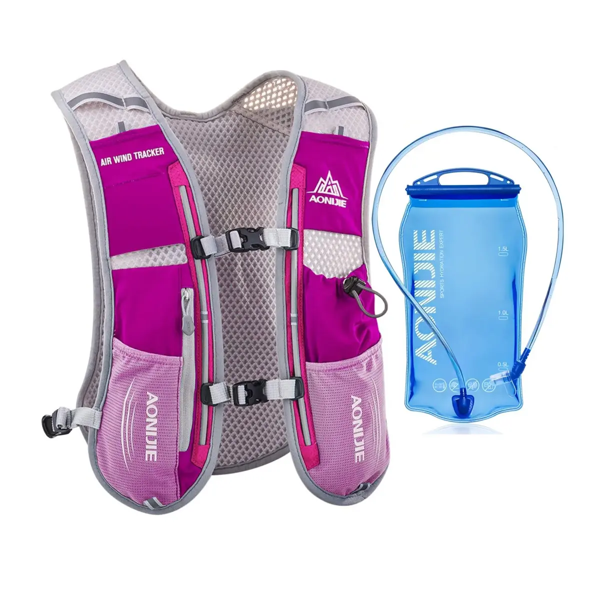 AONIJIE Hydration Vest Pack 5L (156g/5.5oz) with 1.5L Bladder | Lightweight Running Backpack for Men & Women - main product image