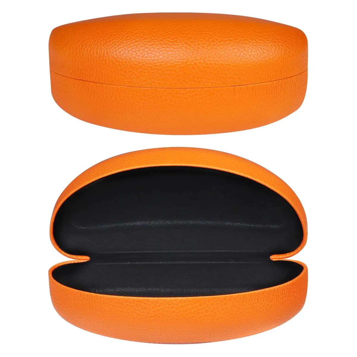 molshine Hard Shell Sunglasses Case, Classic Eyeglass Case for Men & Women, Orange | 16.5 cm (6.5") - main product image